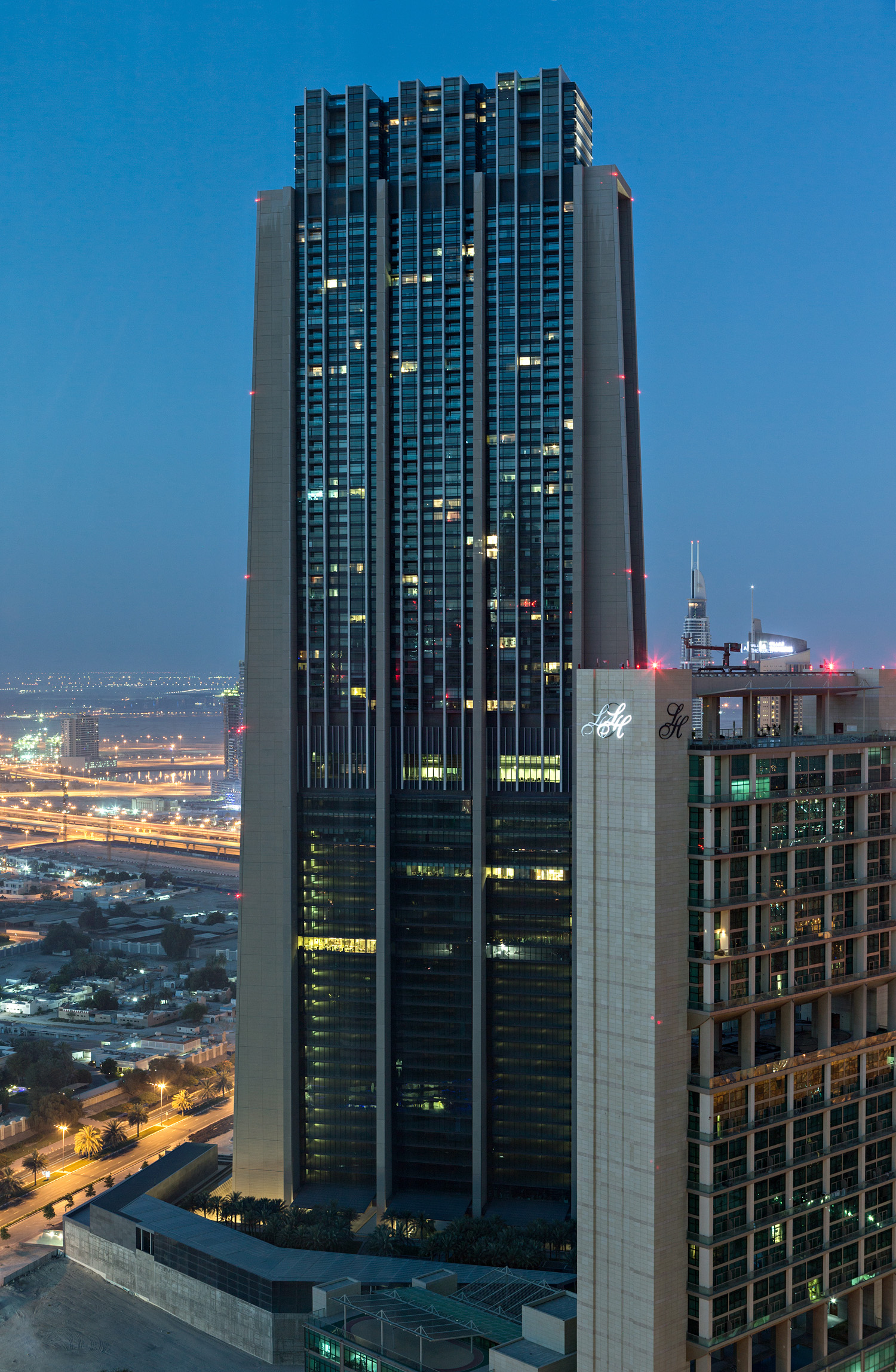 The Index, Dubai - View from Rose Rayhaan Hotel. © Mathias Beinling